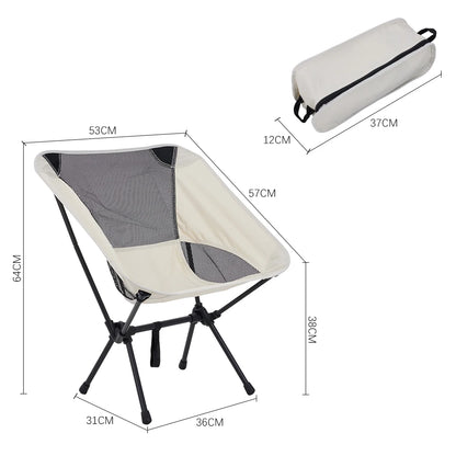 Portable Folding Camping Chair For Camping, Hiking Fishing, Beach Days