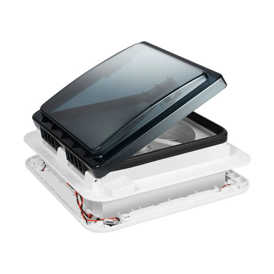 Caravan RV Ventilation Fan With LED Light Camper 12V Vehicle Electric RV Vents Fan IP68 Roof Skylight For Motorhomes