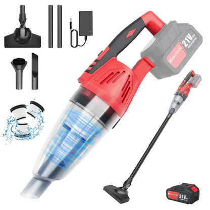 Dayplus Handheld Vacuum Cleaner,2 in 1 Home and Car Vacuum Cleaner Cordless with Powerful Suction for Pet, Car, Home, Office