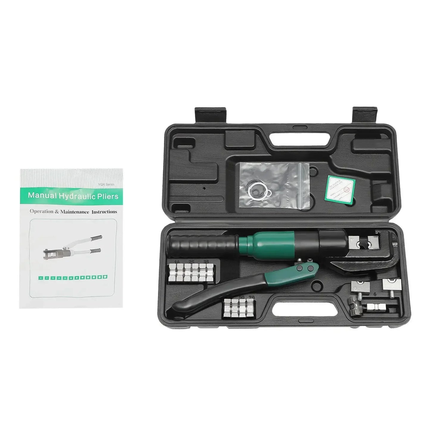 4-70Mm² Hydraulic Wire Hand Crimper Cable Lug Terminal Crimping Plier Tool