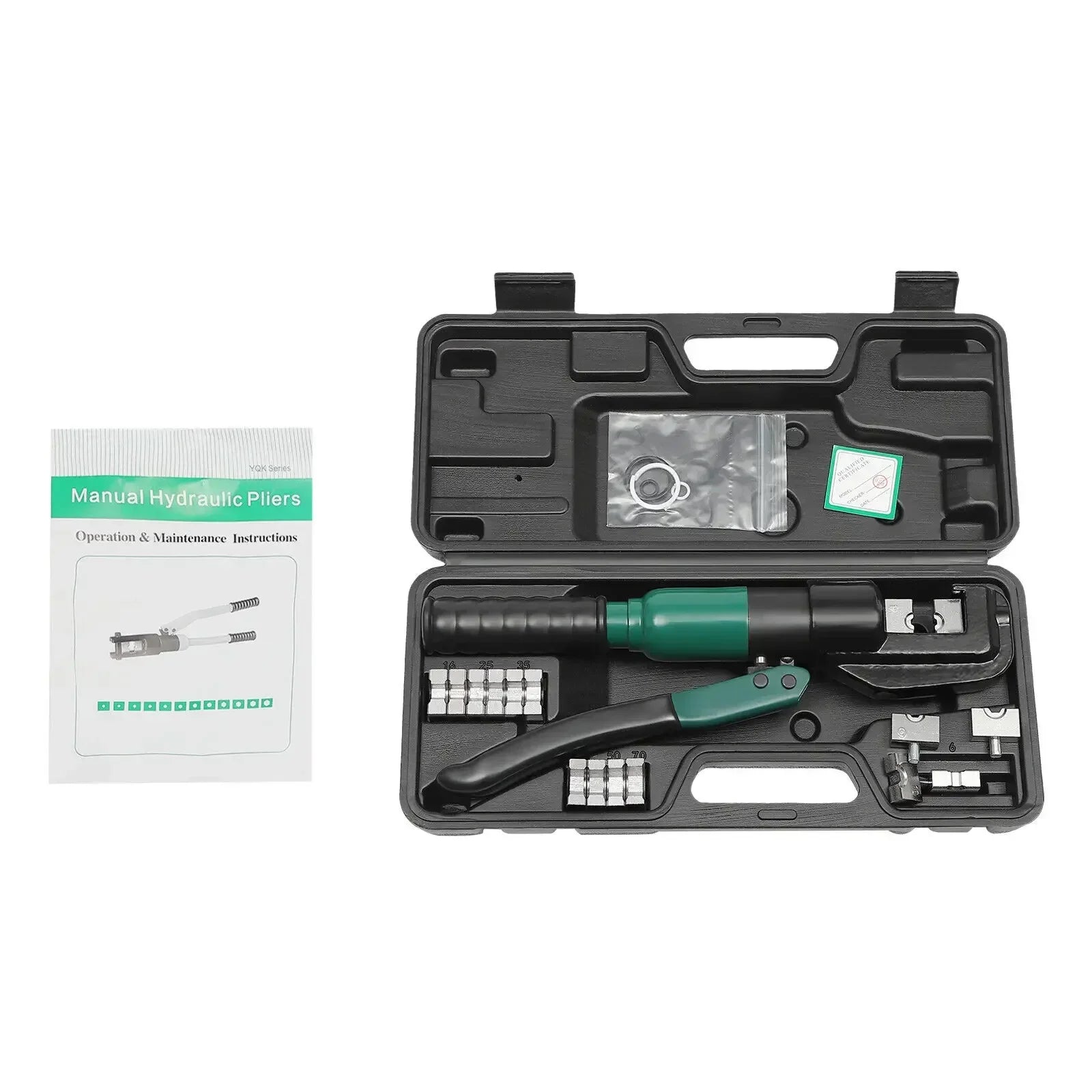 4-70Mm² Hydraulic Wire Hand Crimper Cable Lug Terminal Crimping Plier Tool