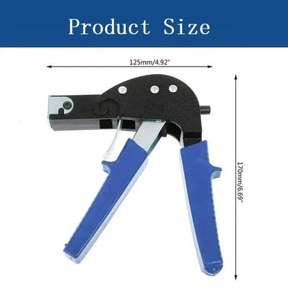 72Pcs Hand Riveter Kit Wall Anchor Screws Gun Heavy Duty Metal Tool Hollow Wall Anchors Gun Plasterboard Fixing Gun Cheville