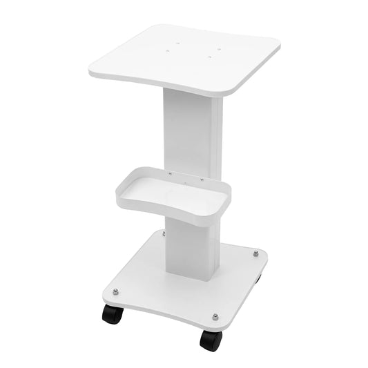 ABS Beauty Salon Trolley Simplicity Pedestal Rolling Cart Load 40Kg for Beauty Salons Hospitals Hairdressers Laboratories