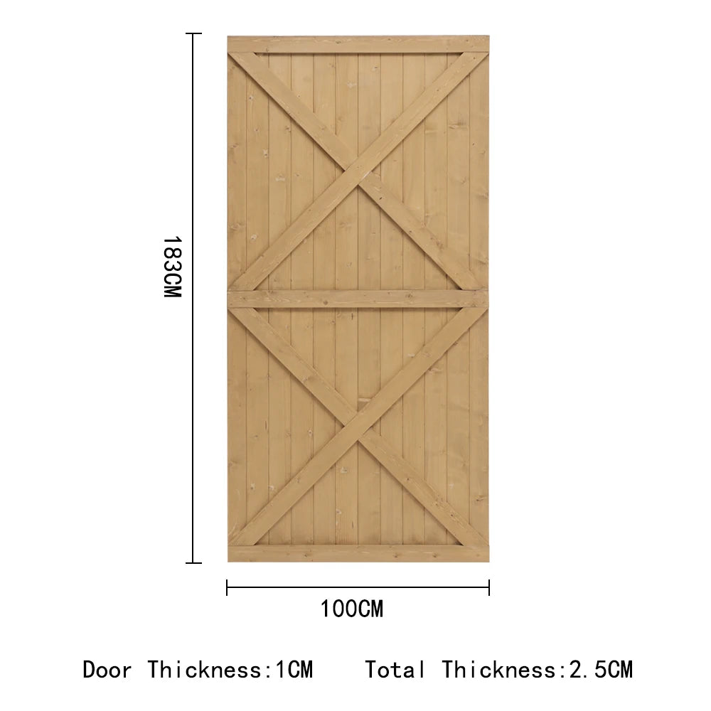 Pine Wood Garden Gate with Latch And Hinges Wooden Security Barrier Fence For Home, Patio Or Outdoor Space