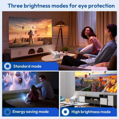 XGODY Gimbal N6 Projector Full HD 1080P 2.4G 5G Wifi LCD LED Video Movie Beam Android Projector Home Theater Cinema Beamer