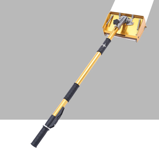 Flat Finishing Box-9 Inch Professional Drywall Flat Finishing Box Gold-Flat Finishing Box with 40 -64 Box Handle - Aluminium Finishing Tool