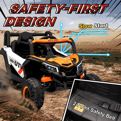 AIYAPLAY 12V Kids Ride On Car with Remote Control, Kids Electric Car with Suspension System, Music, for Ages 3-5 Years