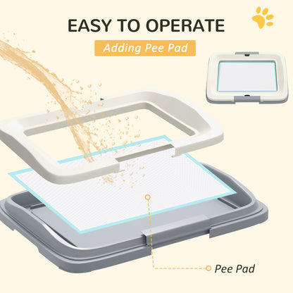 PawHut Dog Toilet Tray for Training Dogs, 47 x 34 x 6cm
