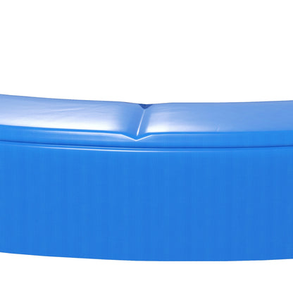 SPORTNOW 12ft Trampoline Spring Pad Cover Replacement | Multi-Coloured | Ø366x30cm | Plastic PE EPE Foam | Elastic Cord | Waterproof | UV Resistant | Tear-Resistant | Foldable | Round Trampoline