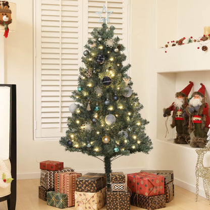 5ft Pre-Lit and Decorated Christmas Tree