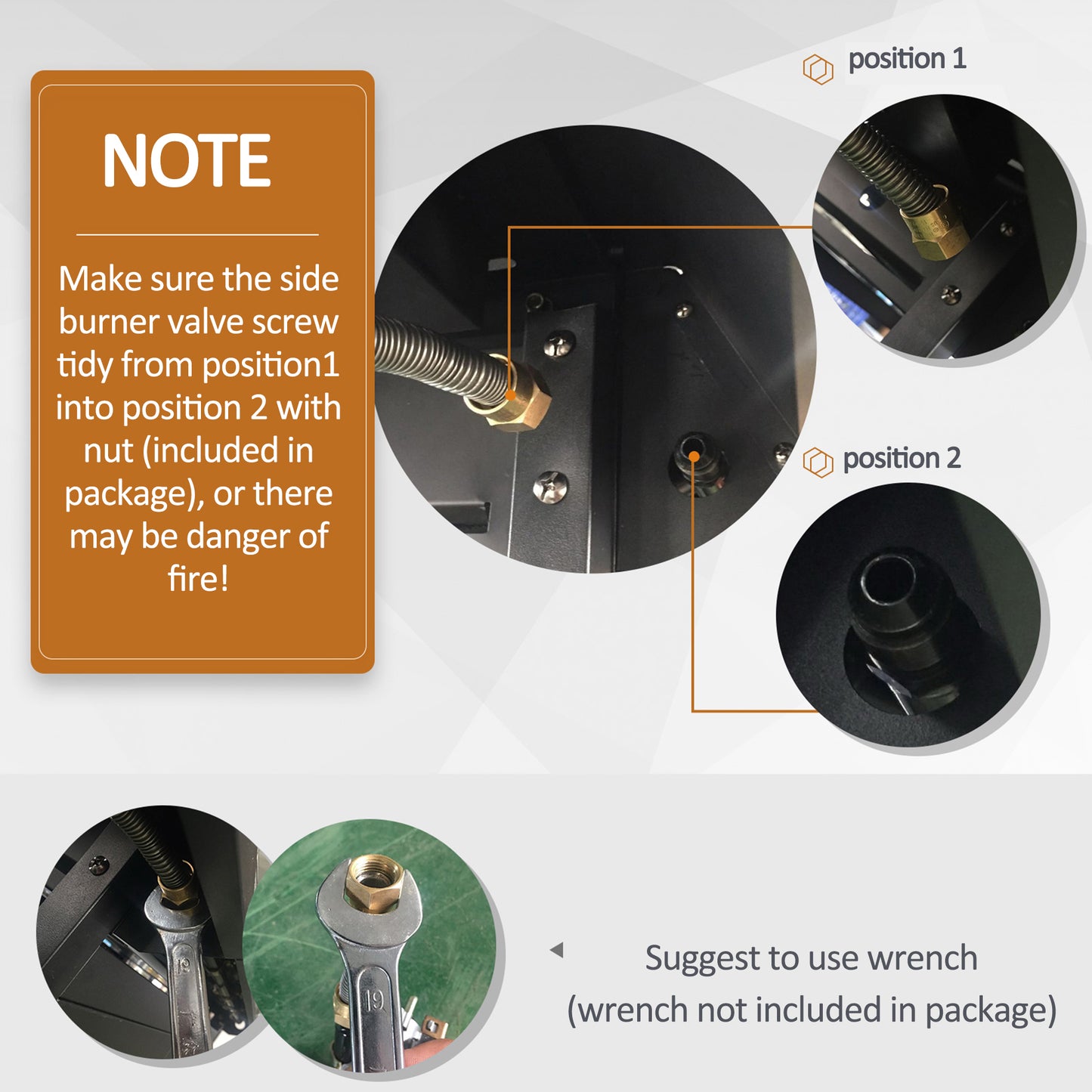 3+1 Burner Gas BBQ Grill, Outdoor Barbecue Trolley with Wheels, Warming Rack, Side Shelves, Cabinet, Thermometer for Garden, Party, Camping,
