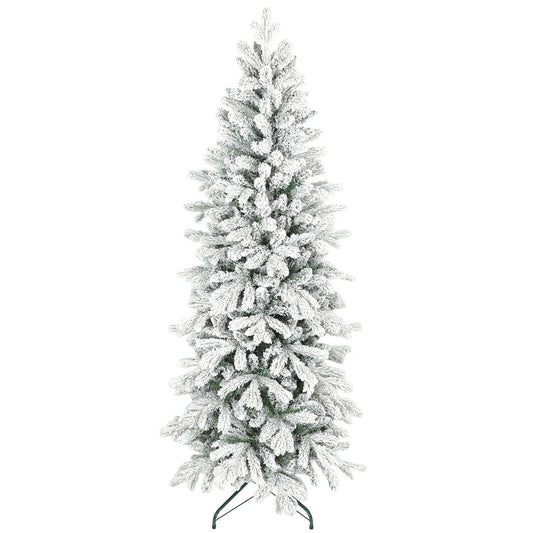 6ft Flocked Artificial Christmas Tree