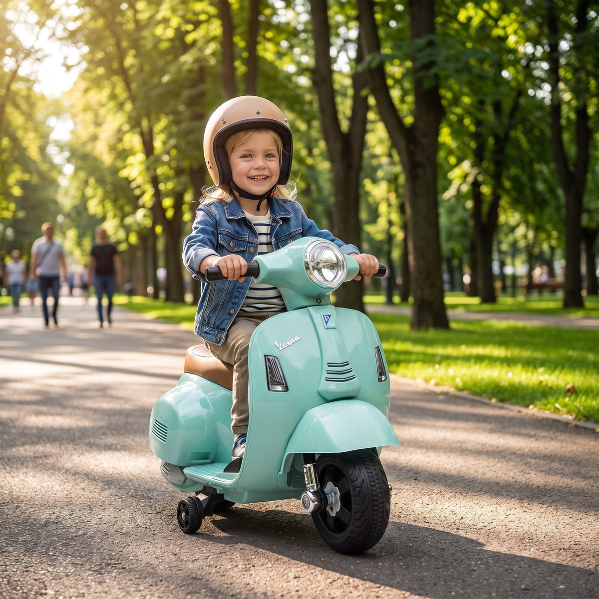 Kids Electric Ride-On Motorcycle | 6V Battery Powered | Green & Pink | 18-36 Months | 3 km/h