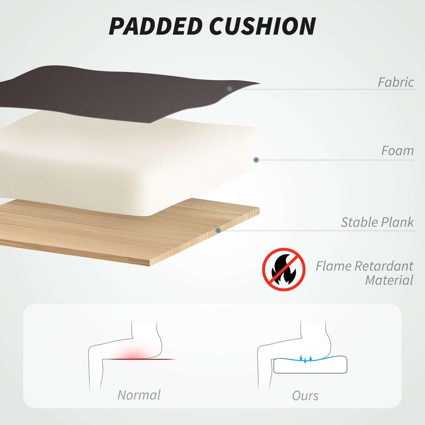 Executive Office Chair with 6-point Massage and Heat - Dark Brown