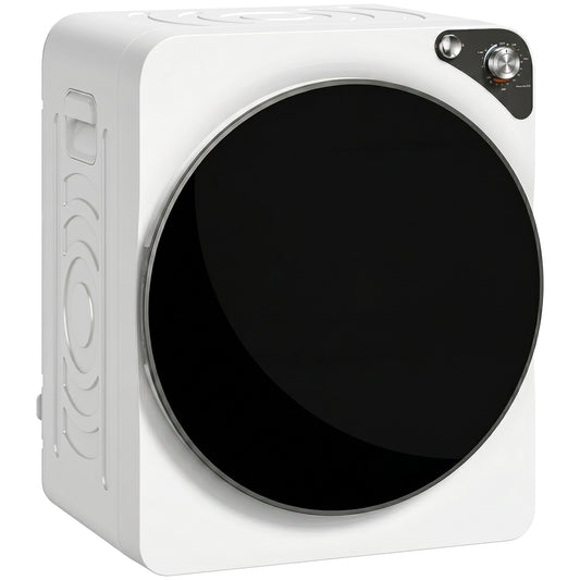 Compact Vented Tumble Dryer | 5kg | 1000W | 5 Drying Modes | Stainless Steel Drum | Stackable | 54dB | White