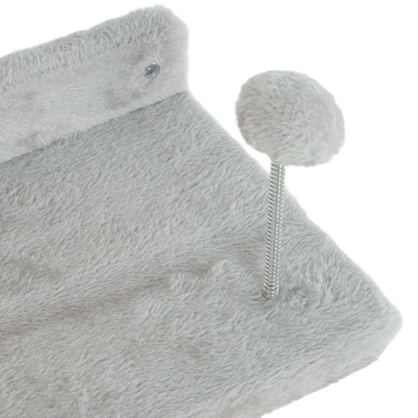 PawHut 4 Piece Cat Wall Shelves W/ Steps, Ladder, Jumping Platforms, Light Grey