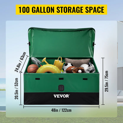 Outdoor Storage Box Patio Deck Box 454 Litre Waterproof PE Tarpaulin Patio & Garden Furniture Home & Garden
