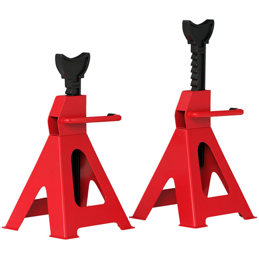 Axle Stands 1 Ton Car Jack Stands Pack of 2, 28-42.5 cm Height Adjustable Support Jack Stand, Heavy Duty Car Lift Tool for Vehicles, Garages