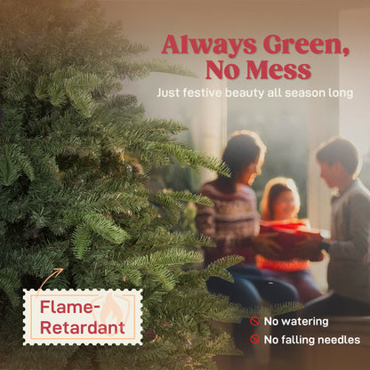 5ft Artificial Christmas Tree with Realistic Branches, Easy Assembly - Green