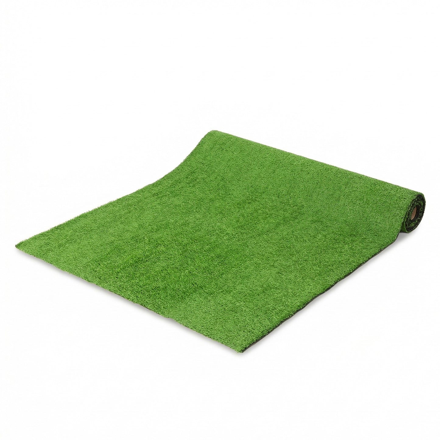 Outsunny Artificial Grass Turf Low Maintenance Realistic Lawn Pet Turf with Drain Holes for Garden 1m x 4m Green