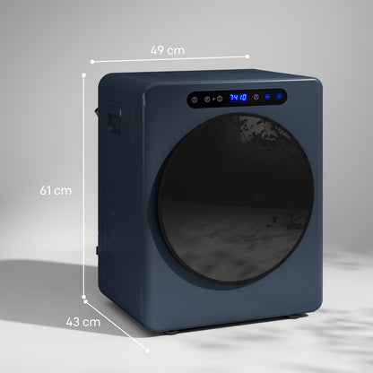 5kg Compact Small Space 40-60℃  Tumble Dryer Blue