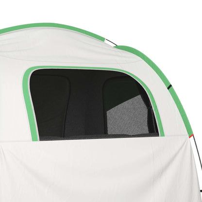 SUV Car Tailgate Tent | 5 Man | 2000mm Waterproof Polyester | Mesh Window | 3 Doors | Standalone or Vehicle-Attached | Ground Stakes & Guy Ropes | 239x210x210cm | Grey & Green | Grey & Blue | Grey & Orange