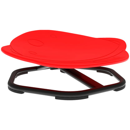 AIYAPLAY Planet-Shaped-kids Swivel Chair, Sensory Spinning Chair for Balance, Coordination Training, Orange / Red