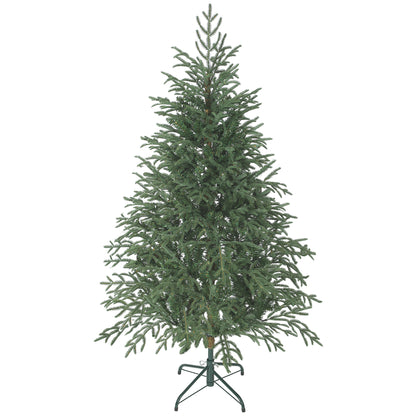 5 ft Full Spruce Christmas Tree with Realistic Dense Tips, Easy Assembly - Green