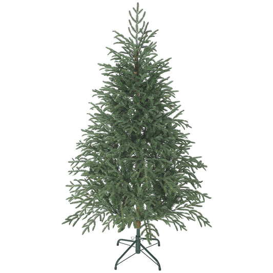 5 ft Full Spruce Christmas Tree with Realistic Dense Tips, Easy Assembly - Green