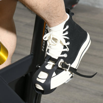 Exercise Bike, Indoor Cycling For Home Use, Stationary W/ LCD Display Heart Rate Sensor, Static Fitness Bike, Gym, Office, Cardio Workout, Orange