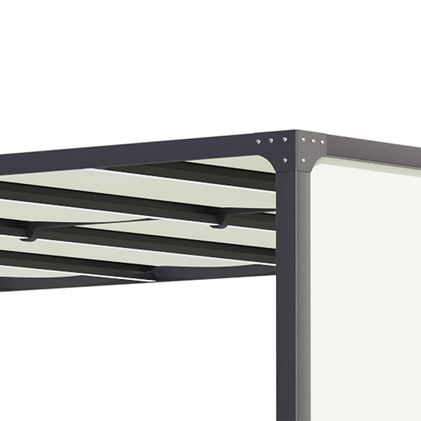 Outsunny 3 x 4m Outdoor Garden Pergola - Cream White