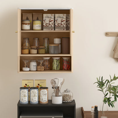 Bathroom Wall Cabinet with Adjustable Shelf - Oak