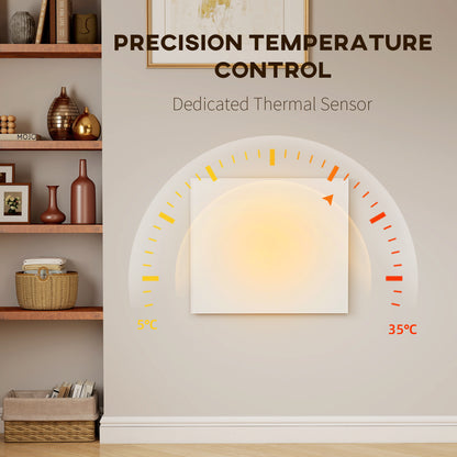 Wifi Smart Electric Heater, Far Infrared, Wall Mounted - 400W
