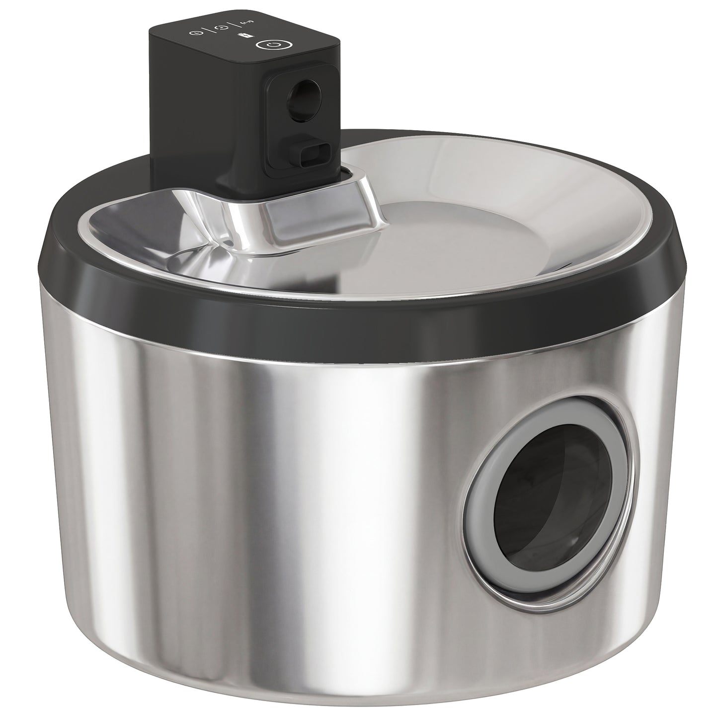 Cordless Cat Water Fountain | 4L | 304 Stainless Steel | Motion Sensor | 30-Day Battery | Silver