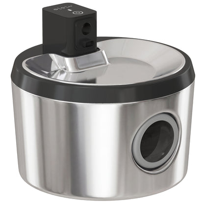 Cordless Cat Water Fountain | 4L | 304 Stainless Steel | Motion Sensor | 30-Day Battery | Silver
