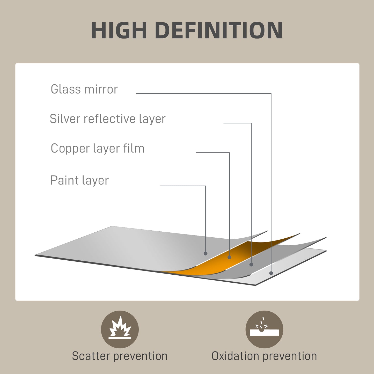 Rectangle Wall Mirror, 110 x 50cm Window Style Vanity Mirror with Metal Frame, Decorative Hanging Mirror for Living Room, Bedroom, Entryway, Gold Tone