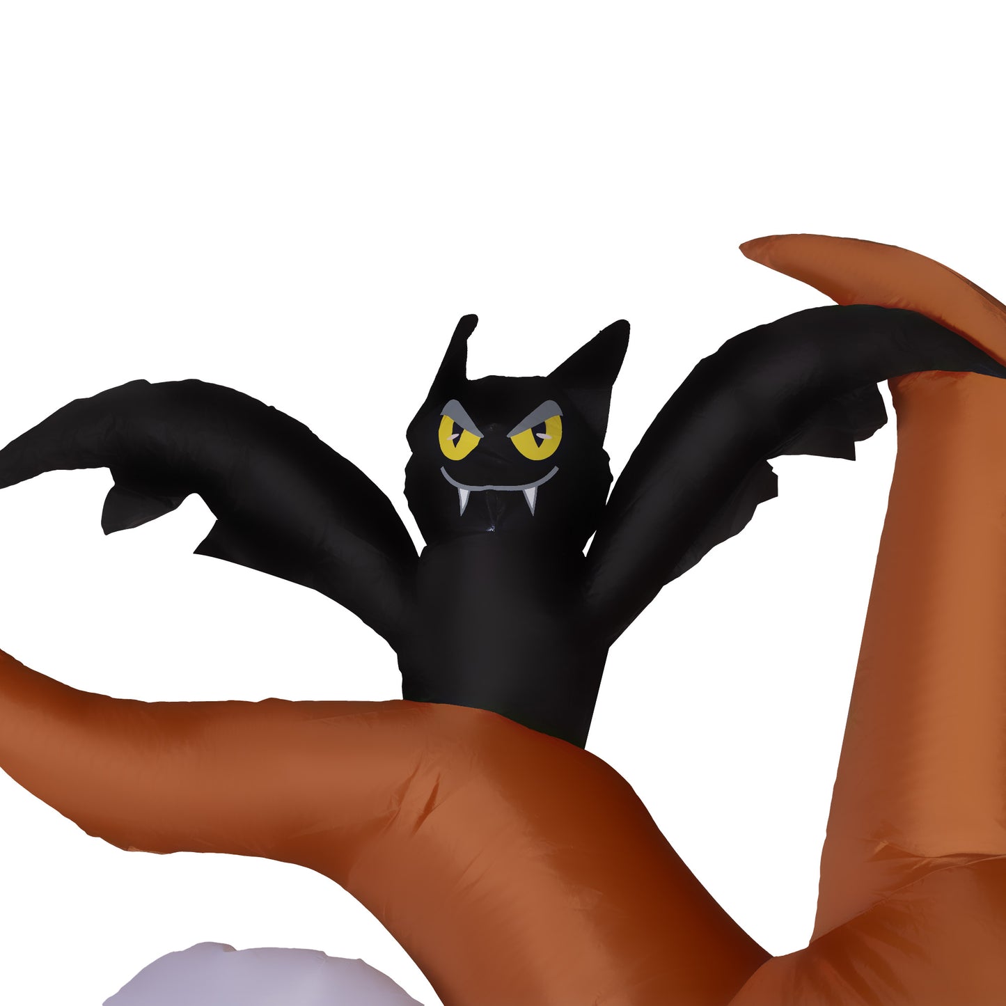 7.9FT Tall Halloween Inflatable Ghost Tree with Pumpkins, White Ghosts and Tombstone, Blow-Up Outdoor Halloween Decoration for Lawn, Garden, Party