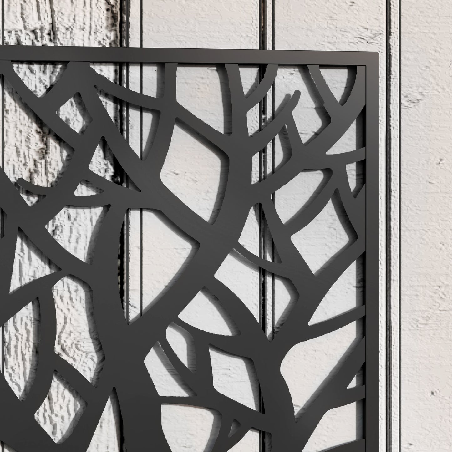 Outsunny Garden Bed with Privacy Screen, Wall Mounted or Freestanding Raised Planter for Climbing Plants, Flowers, Vegetables