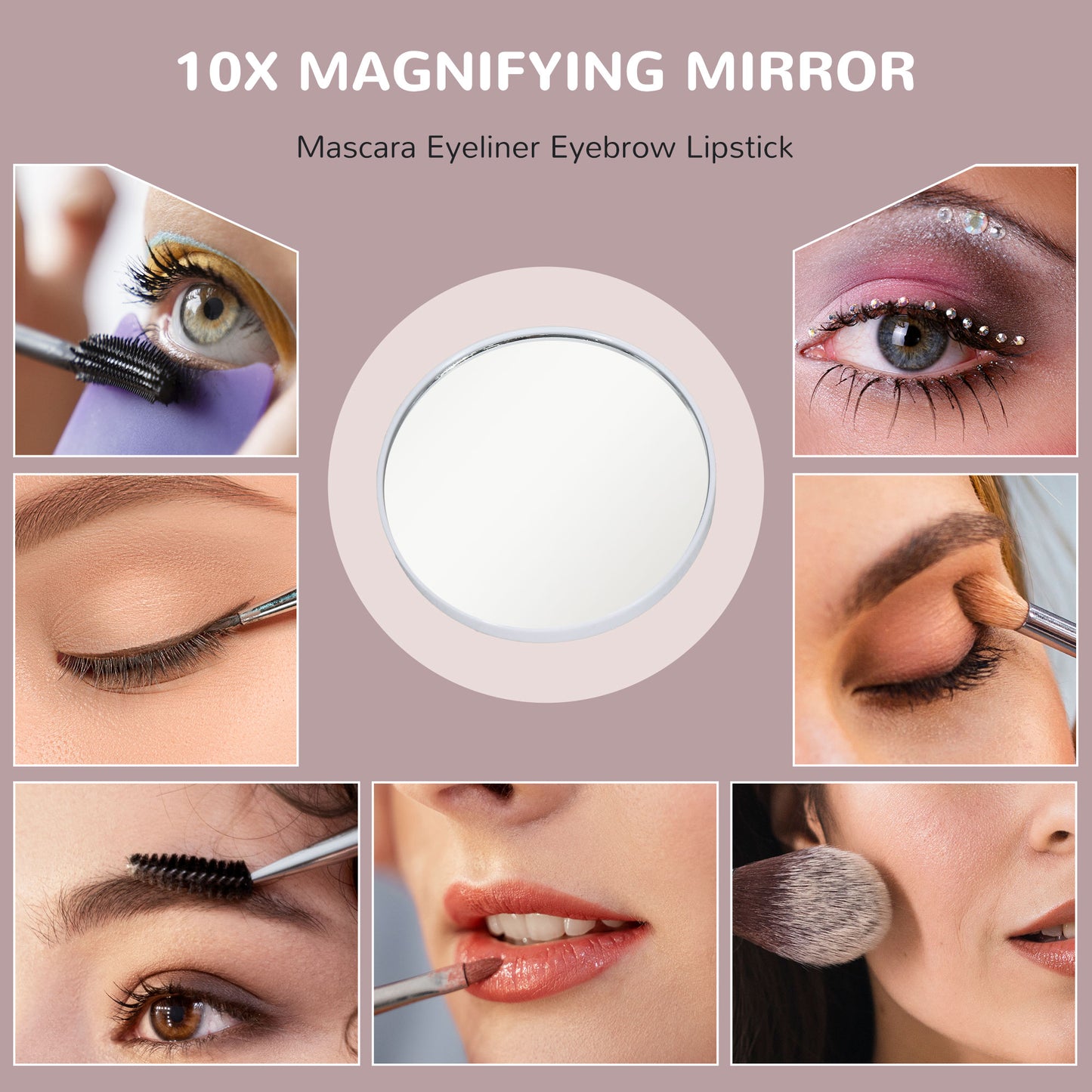 Vanity Mirror with Lights, Large Lighted Makeup Mirror with 3 Colour Lighting Modes, USB Charging Port, Touch Screen, Tabletop or Wall Mounted Design