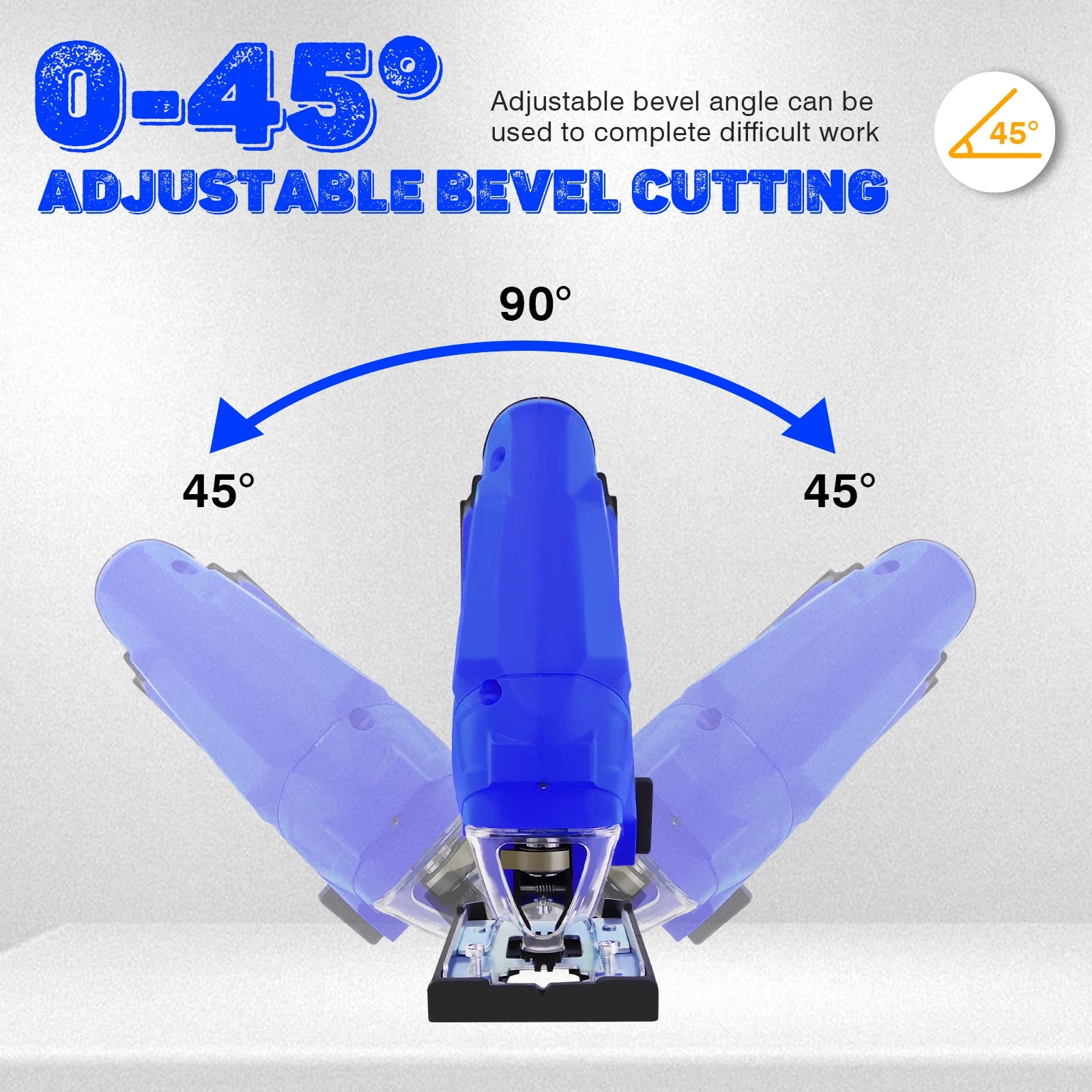 3000RPM Cordless Jigsaw 21V Electric Jigsaw Brushless Motor Portable Multi-Function Power Tool For Wood Working Metal Cutting