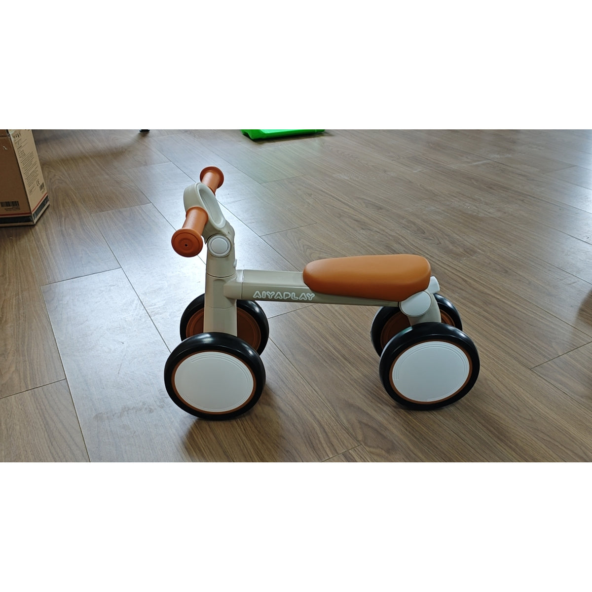 Kids Balance Bike No Pedal | Foldable Design | Adjustable Seat & 3-Position Handlebar | 135° Steering | Quiet EVA Wheels | Soft PU Seat | Lightweight Aluminium Frame | 25kg | 57x28.5x40cm | Ages 12–36 Months | White & Pink