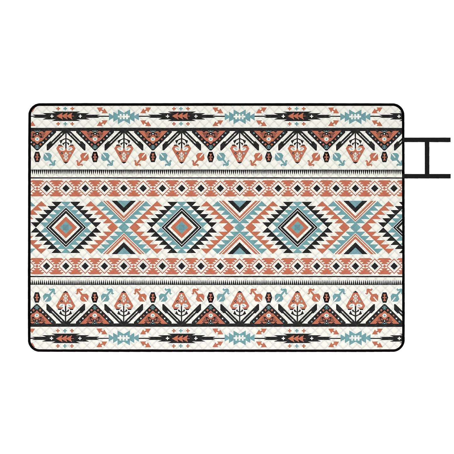Large Picnic Blanket 300x200cm – Water-Repellent, Oxford Cloth Base, 1cm Cotton Filling, Rolls Compact with Integrated Strap, For Camping, Beach & Garden – Mix Colour