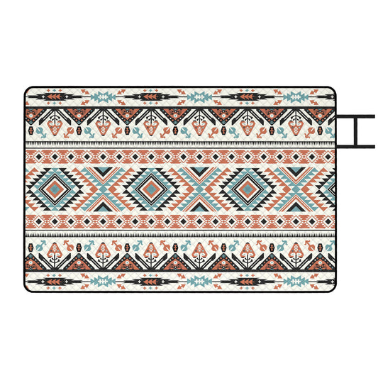 Large Picnic Blanket 300x200cm – Water-Repellent, Oxford Cloth Base, 1cm Cotton Filling, Rolls Compact with Integrated Strap, For Camping, Beach & Garden – Mix Colour