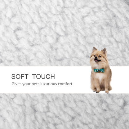 PawHut Pet Stair with 3-step Climb Ladder, Scratching Posts, Platforms, Toy Ball, for Indoor Cats Kittens, White