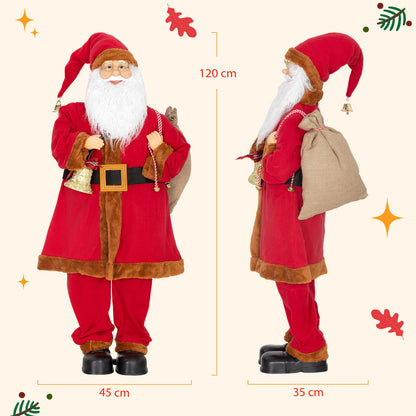 Singing and Dancing Santa Claus with Bell and Sack