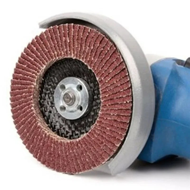 10 Pieces 16*100Mm Flap Sanding Discs 40/60/80/120 Grit Grinding Wheels Blades Angle Grinder 16Mm Hole