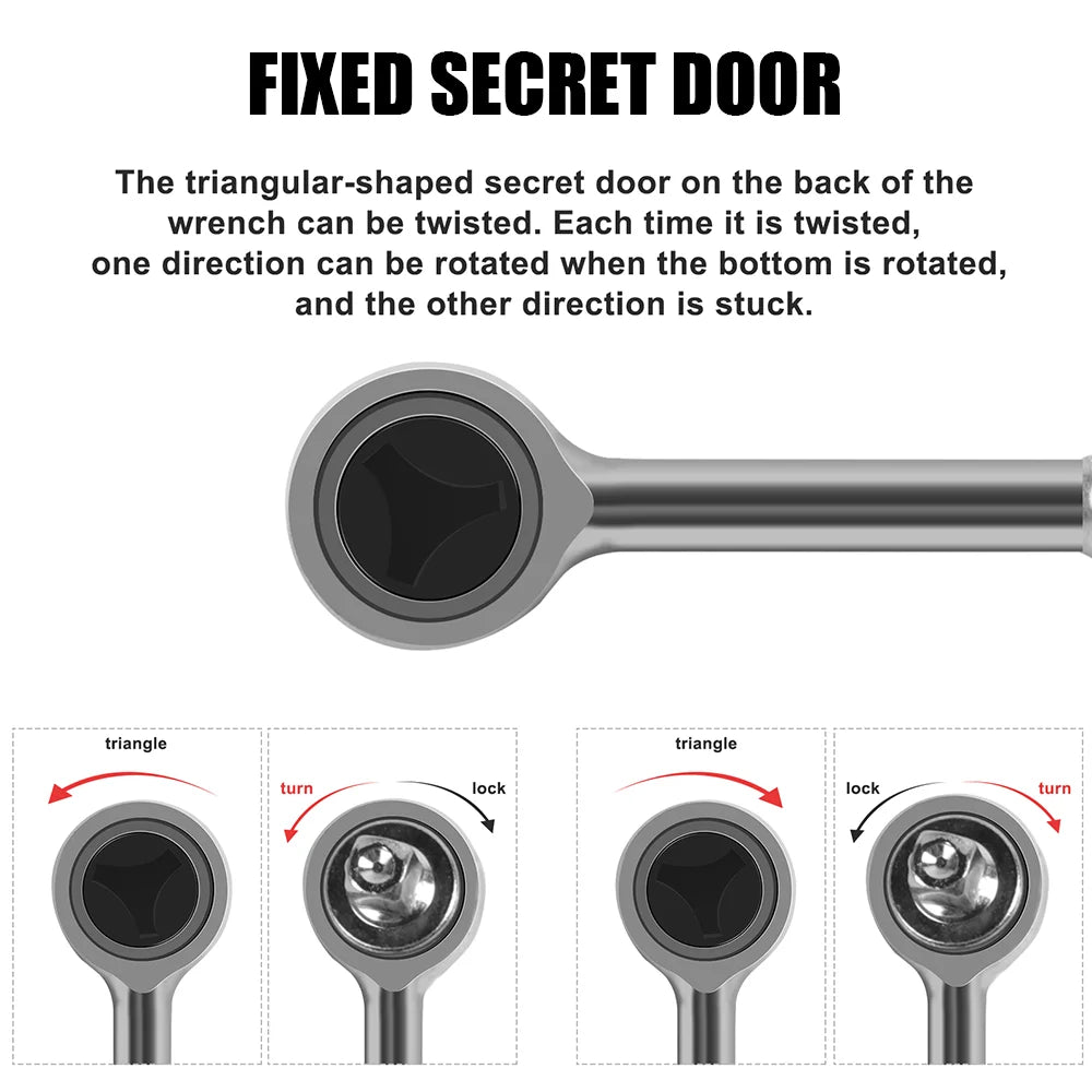 40 Piece Ratchet Spanner Wrench Socket Set Car Repair Tool Kit 3/8 Ratchet Spanner Screwdriver Bits Hand Tool