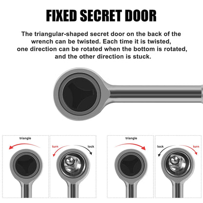 40 Piece Ratchet Spanner Wrench Socket Set Car Repair Tool Kit 3/8 Ratchet Spanner Screwdriver Bits Hand Tool