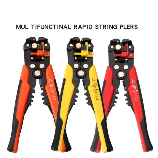 New Crimper Cable Cutter Automatic Wire Stripper Multi Functional Rapid String Plers Crimping Pliers Terminal 0.2-6.0Mm²