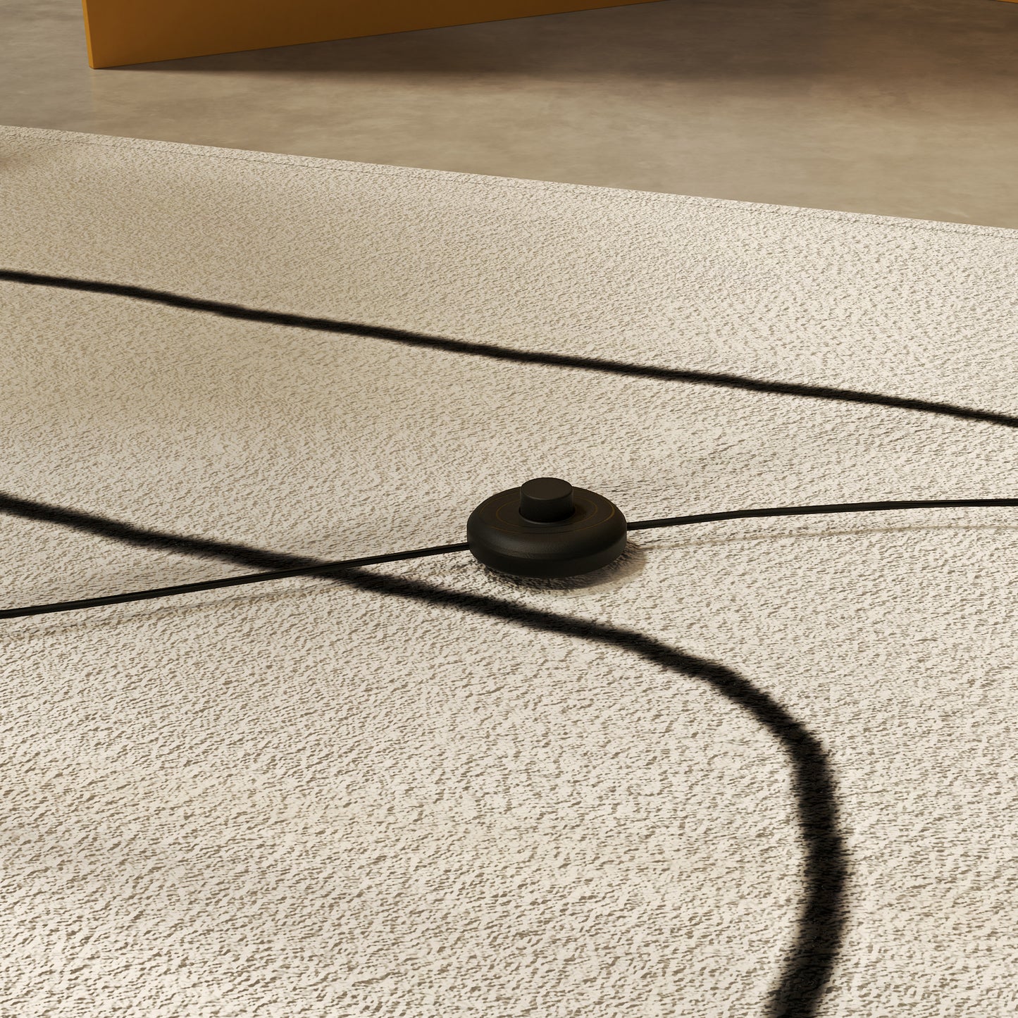 Modern 147cm Curved LED Floor Lamp - Gold Tone